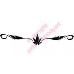 0258 hemp band reusable stencil